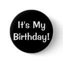 It's My Birthday! buttons