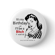 Its My BIrthday Buttons
