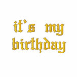 it's my birthday embroidered shirts