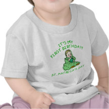 It's My First Birthday St Patricks Day Products Shirt