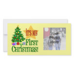 It's My First Christmas, Holiday Baby Photo Cards photo cards