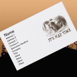 It's Nap Time (Sleeping Red King) Business Card