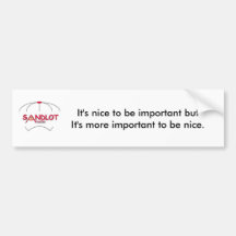 Its nice to be important but ... bumper stickers