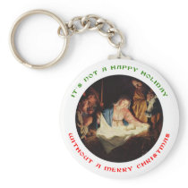 It's Not a Happy Holiday without a Merry Christmas Keychains