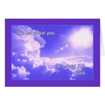 It's not about you CARD by RealPotential