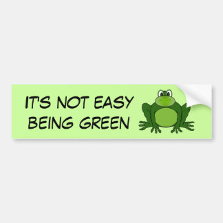Not Easy Being Green Stickers | Zazzle.co.uk
