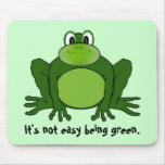 It's not easy being green. - frogpad mousepads