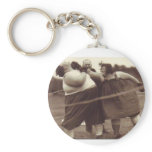 It's not over 'til the fat lady punches you! keychains