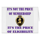 ITS NOT THE PRICE OF MEMBERSHIP GREETING CARDS