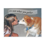 It's Not What You Gather But What You Scatter Post Card