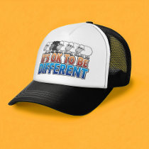 It's OK to be Different BLACK SHEEP Mesh Hat