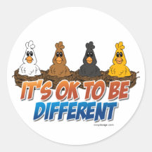 It's OK To be Different Stickers