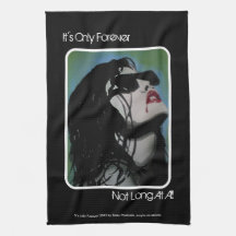 'It's only Forever', American MoJo Kitchen/bar tow Hand Towel