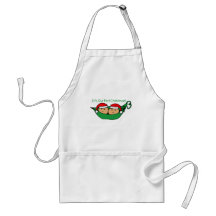 It's Our First Christmas Twin Pod  Apron