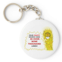 it's over nine thousand keychains