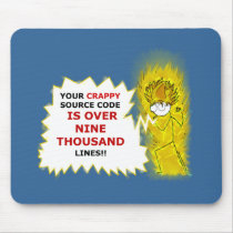 it's over nine thousand mousepads