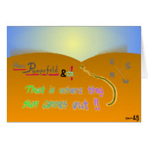 It's over, stuff greeting card