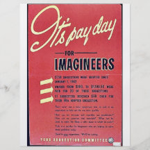 It's Pay Day For Imagineers Flyers