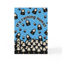 It's Raining Nuns Card