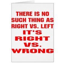 It's Right vs. Wrong Greeting Cards