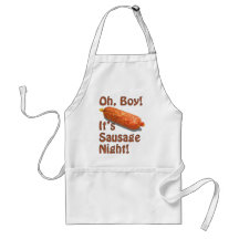 It's Sausage Night! Aprons