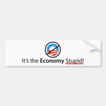 It's The Economy Stupid Bumper Sticker