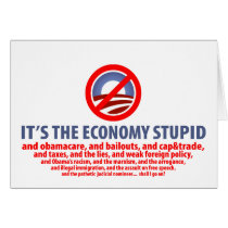 It's the Economy Stupid... Card