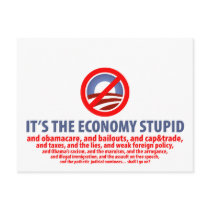 It's the Economy Stupid... Postcard