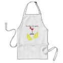It's Time for Party Shoes Celebration aprons