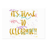 It's Time To Celebrate!! business cards