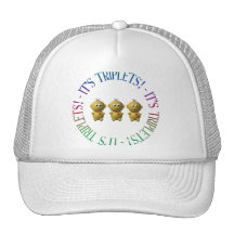 It's triplets! trucker hats