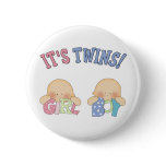 ITS TWINS (Boy Girl) buttons