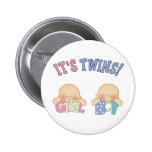 ITS TWINS (Boy Girl) Button