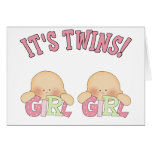 It's Twins! (GIRL GIRL) Greeting Card