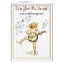 Its your birthday let it all hang out card