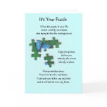 It's Your Puzzle Card (Butterfly)