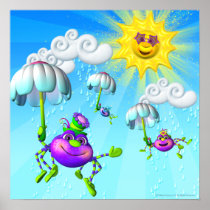 Itsy Bitsy Spider 18x18 Poster