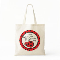 Itty Bitty Ladybug Tote Bag