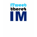 iTweet there4 IM 2ptO colours wmn ltbl tee t-shirts