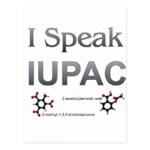 IUPAC International Union Pure & Applied Chemistry Post Card