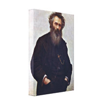 Ivan Nikolaevich Kramskoi - Ivan Shishkin Gallery Wrapped Canvas