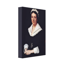 Ivan Nikolaevich Kramskoi - Vera Tretjakowa Canvas Prints