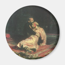 Ivan The Terrible And His Son Refrigerator Magnet