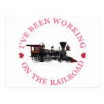 I've Been Working On The Railroad Postcards