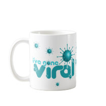 I've Gone Viral Mug - Cyan
