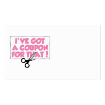 I've Got A Coupon For That Business Cards