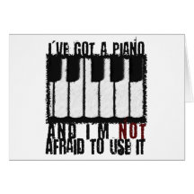 I've Got a Piano Card