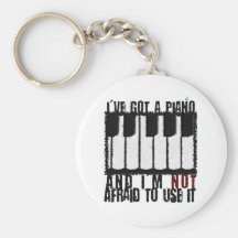 I've Got a Piano Key Chains
