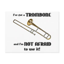 I've Got a Trombone Post Cards