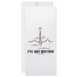 I've Got Rhythm (ECG/EKG - Oldgate Lane Outline) Rack Card